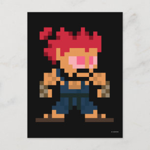 8-Bit Akuma Postcard