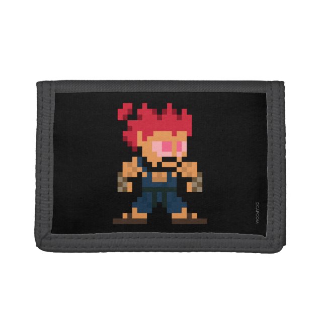 8-Bit Akuma Trifold Wallet (Front)