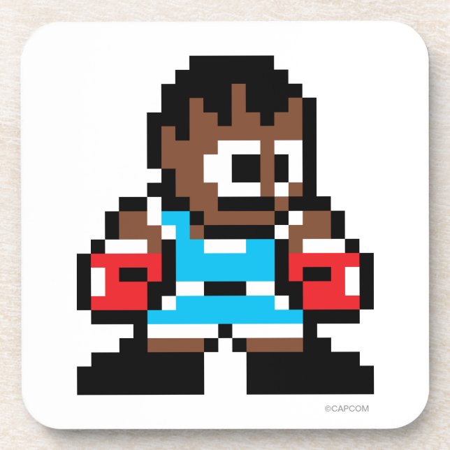 8-Bit Balrog Coaster (Front)