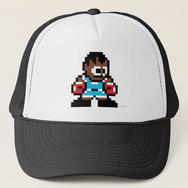 8-Bit Balrog Trucker Hat (Front)