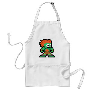 8-Bit Blanka Adult Apron