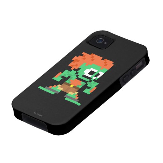 8-Bit Blanka Case-Mate iPhone Case (Bottom)