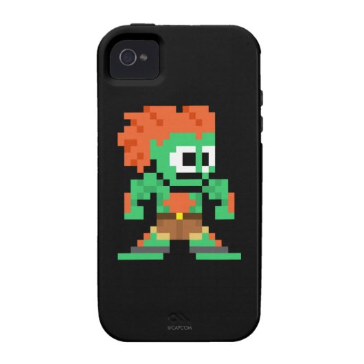 8-Bit Blanka Case-Mate iPhone Case (Back)