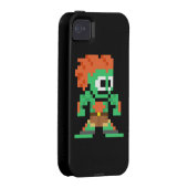 8-Bit Blanka Case-Mate iPhone Case (Back/Right)