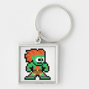 8-Bit Blanka Keychain