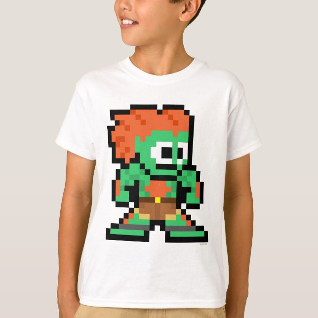 8-Bit Blanka T-Shirt (Front)