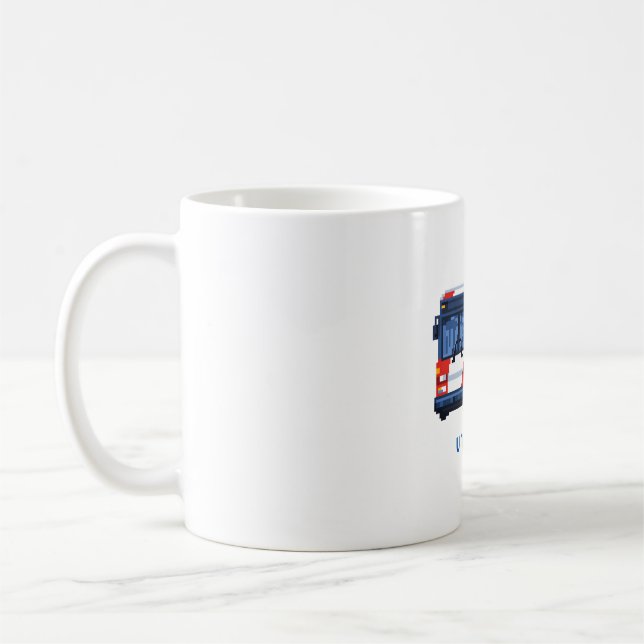 8 Bit Bus Mug (Left)