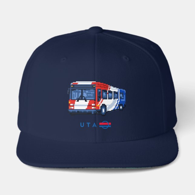 8-bit Bus Trucker Hat (Front)