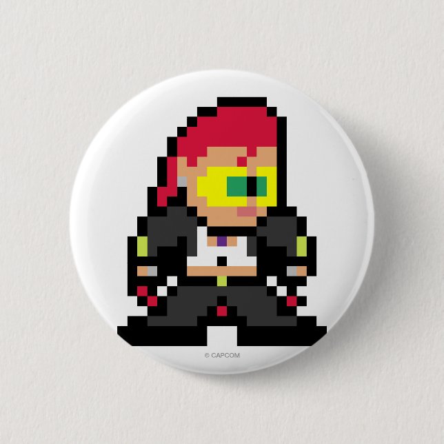 8-Bit C. Viper Button (Front)
