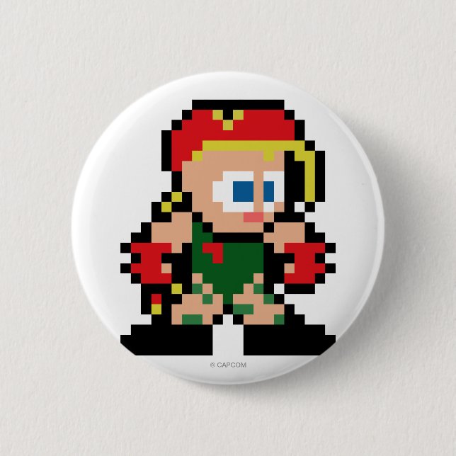 8-Bit Cammy Button (Front)