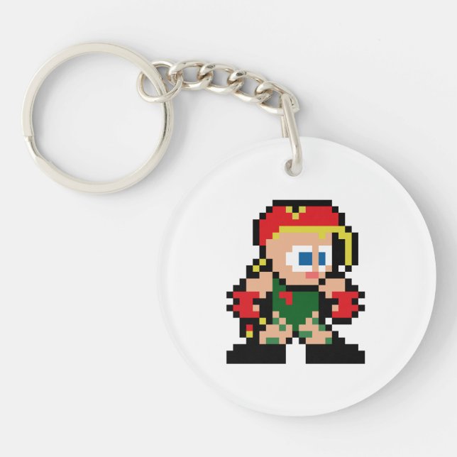 8-Bit Cammy Keychain (Front)