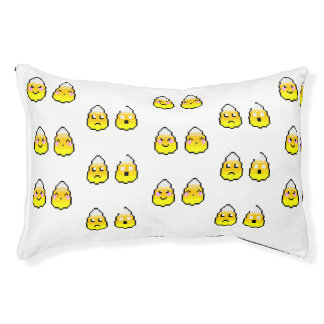 8-Bit Candy Corn Friends Pet Bed