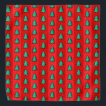 8 bit Christmas Tree Red Green Pixel Art Fun Geek Bandana<br><div class="desc">This cute pixel art christmas tree will add a festive geeky touch to your cat or dog's outfit.</div>