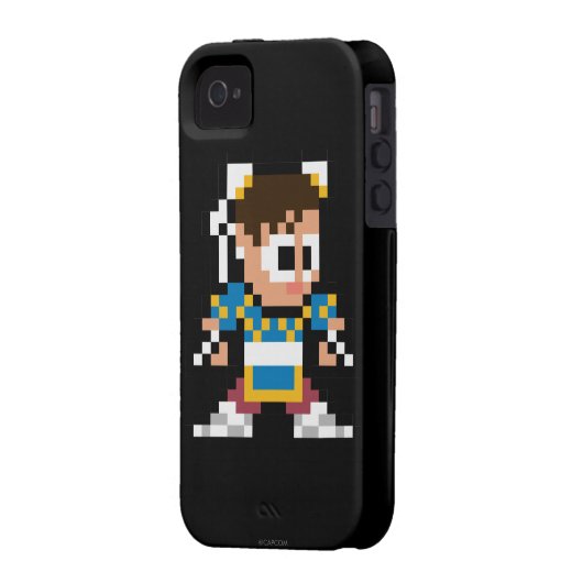 8-Bit Chun-Li Case-Mate iPhone Case (Back Left)