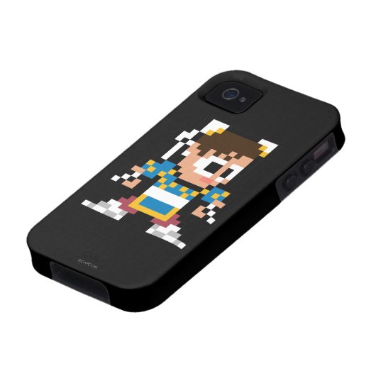 8-Bit Chun-Li Case-Mate iPhone Case (Bottom)