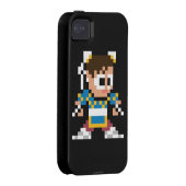8-Bit Chun-Li Case-Mate iPhone Case (Back/Right)