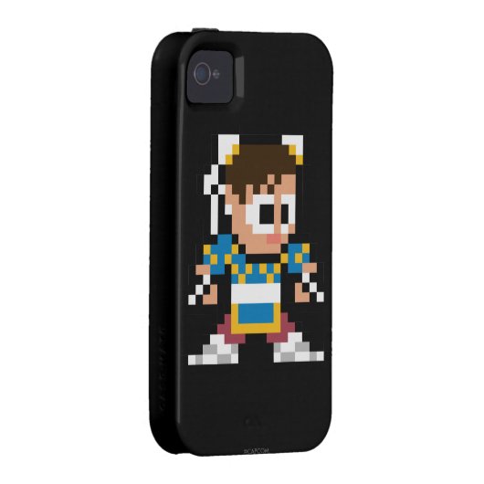 8-Bit Chun-Li Case-Mate iPhone Case (Back/Right)