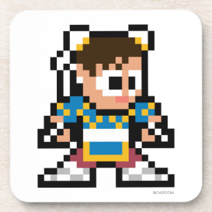 8-Bit Chun-Li Coaster