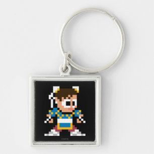 8-Bit Chun-Li Keychain
