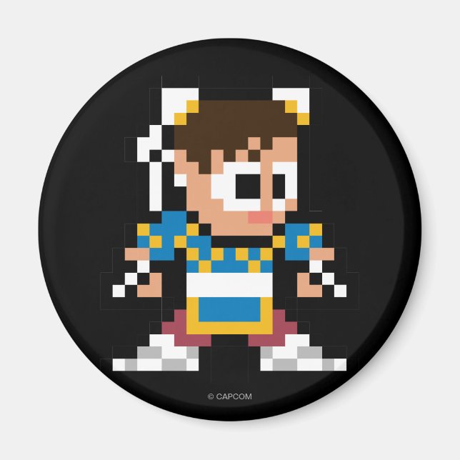 8-Bit Chun-Li Magnet (Front)
