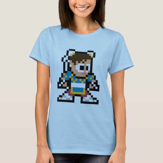 8-Bit Chun-Li T-Shirt (Front)