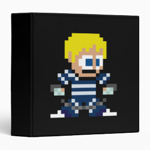 8-Bit Cody 3 Ring Binder
