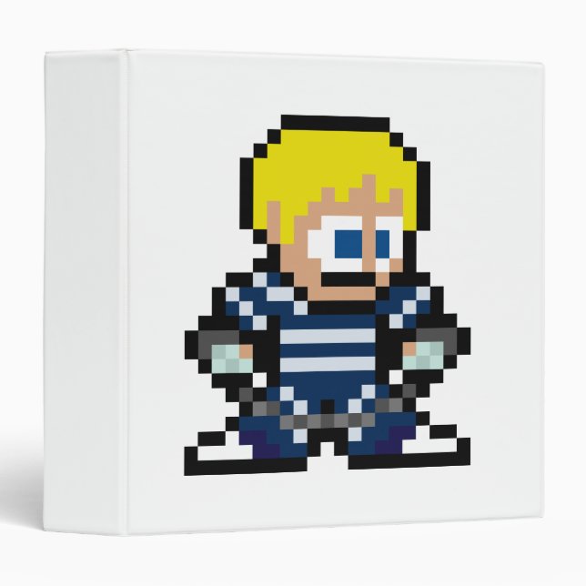 8-Bit Cody Binder (Front/Spine)