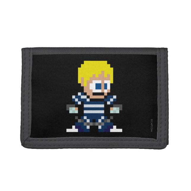 8-Bit Cody Tri-fold Wallet (Front)