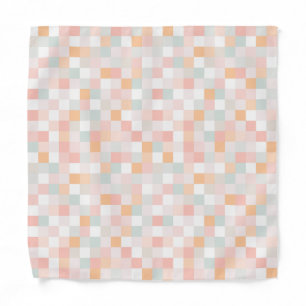 8-Bit Computer Game Pixel Rainbow Block Bandana