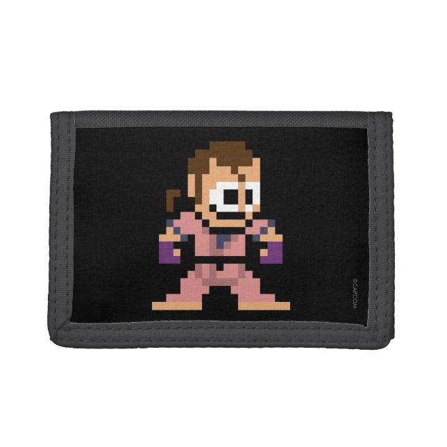 8-Bit Dan Trifold Wallet (Front)