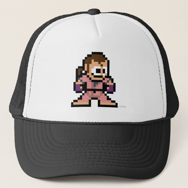 8-Bit Dan Trucker Hat (Front)