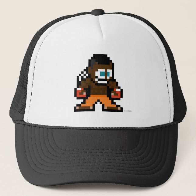 8-Bit Deejay Trucker Hat (Front)