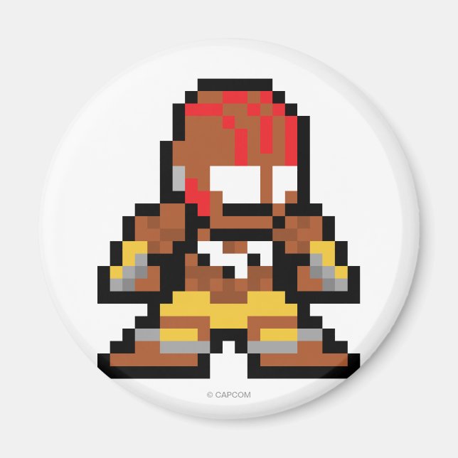 8-Bit Dhalsim Magnet (Front)