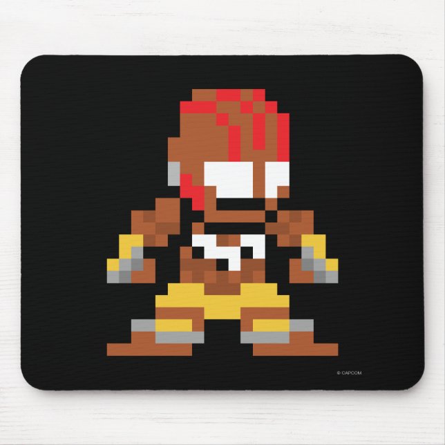 8-Bit Dhalsim Mouse Pad (Front)