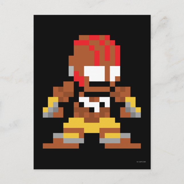 8-Bit Dhalsim Postcard (Front)