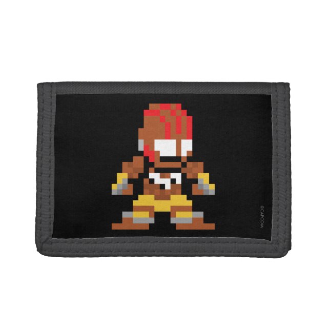 8-Bit Dhalsim Trifold Wallet (Front)