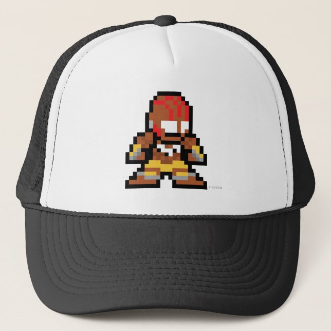 8-Bit Dhalsim Trucker Hat (Front)