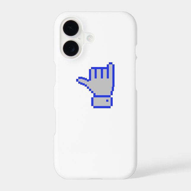 8 bit dude iphone case (Back)