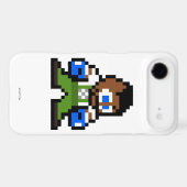 8-Bit Dudley Case-Mate iPhone Case (Back (Horizontal))