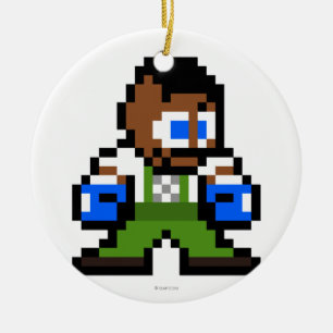8-Bit Dudley Ceramic Ornament