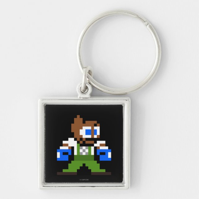 8-Bit Dudley Keychain (Front)