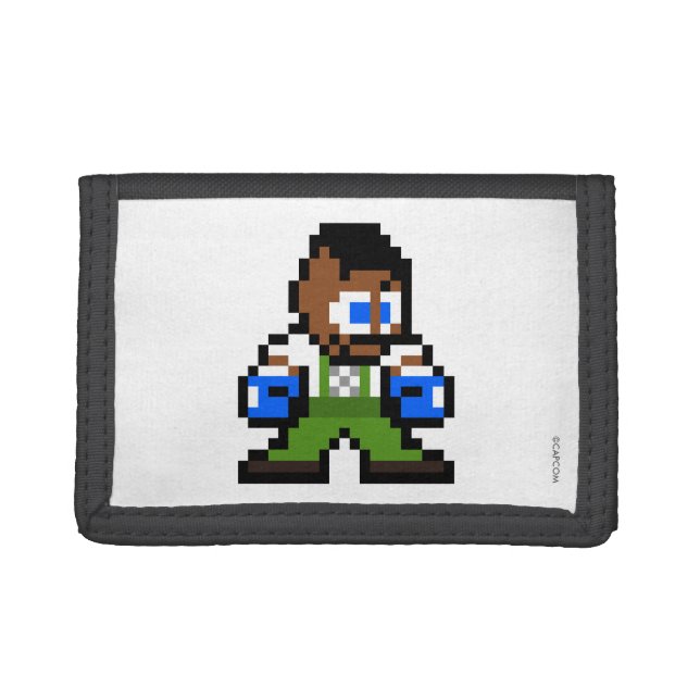 8-Bit Dudley Tri-fold Wallet (Front)