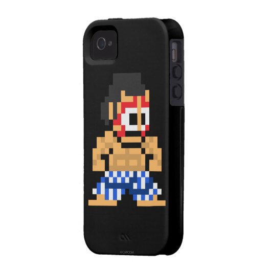 8-Bit E. Honda Case-Mate iPhone Case (Back Left)