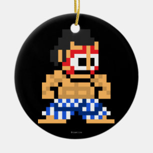 8-Bit E. Honda Ceramic Ornament