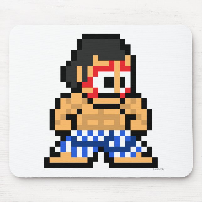 8-Bit E. Honda Mouse Pad (Front)
