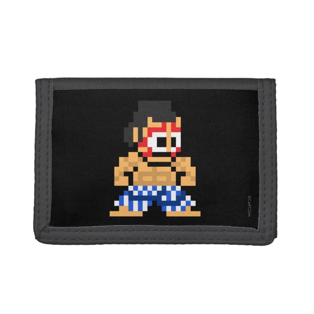 8-Bit E. Honda Trifold Wallet (Front)