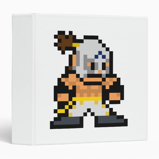 8-Bit El Fuerte Binder (Front/Spine)