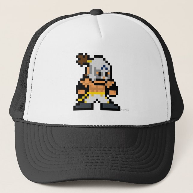 8-Bit El Fuerte Trucker Hat (Front)