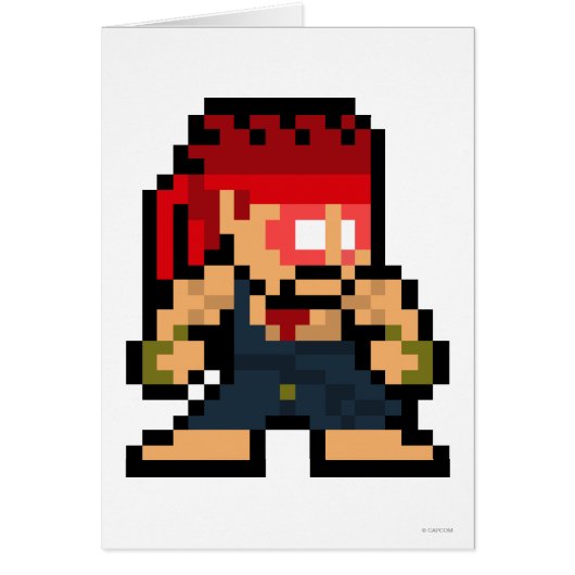 8-Bit Evil Ryu Cards (Front)