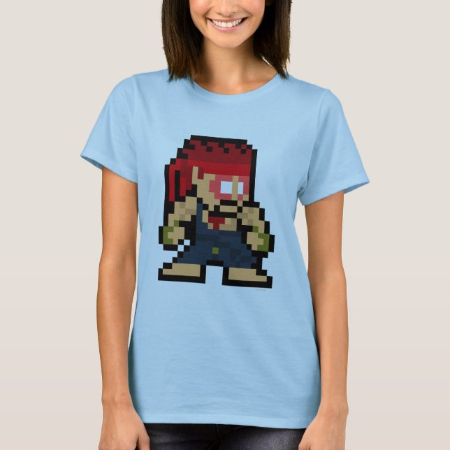 8-Bit Evil Ryu T-Shirt (Front)